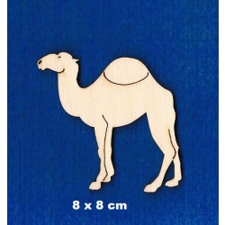 Wielbłąd 8x8cm ( seria: safari II  ) SKLEJKA #3mm